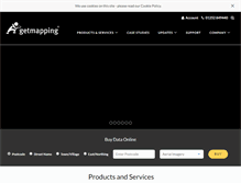 Tablet Screenshot of getmapping.com